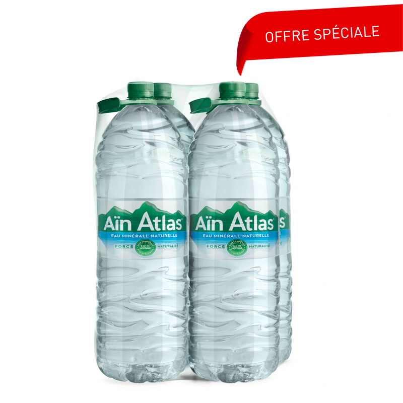 Aïn Atlas 3L eau minérale Force et Naturalité Livraison à domicile