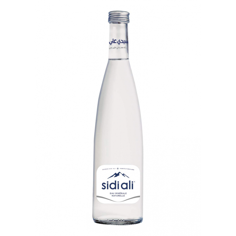 Sidi Ali 33cl eau minérale. Pureté et Equilibre. Livraison à domicile.