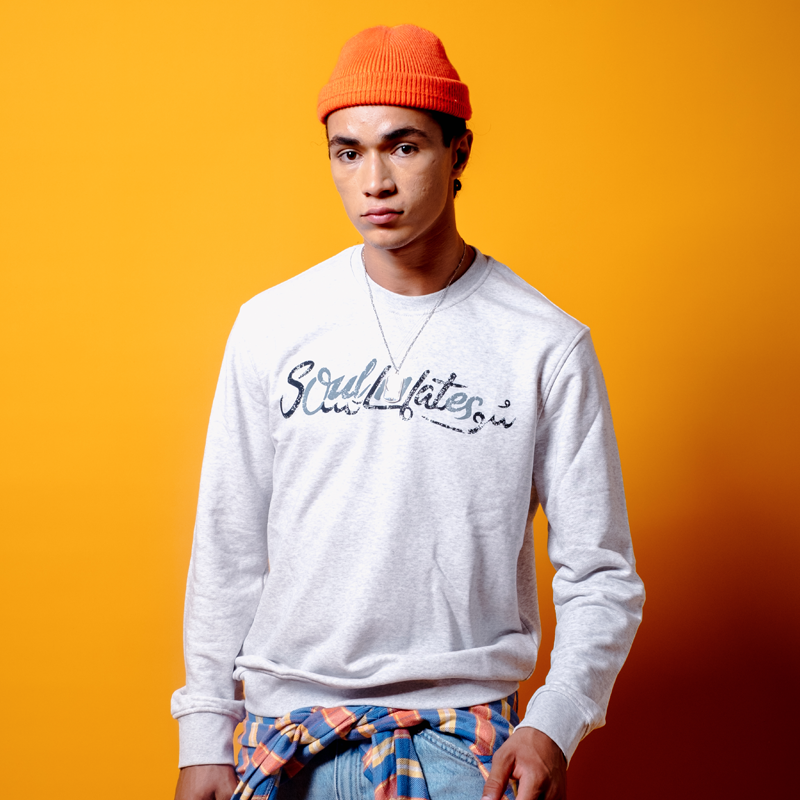 سويت شيرت رمادي - للجنسين - 4 sur 4