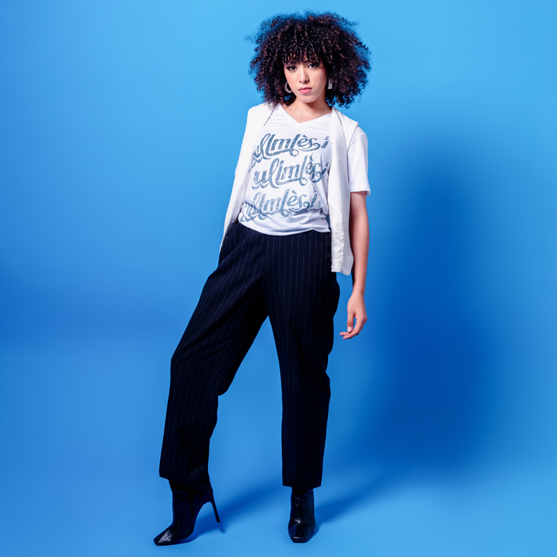 تي شيرت أبيض عتيق - للنساء - 2 sur 3