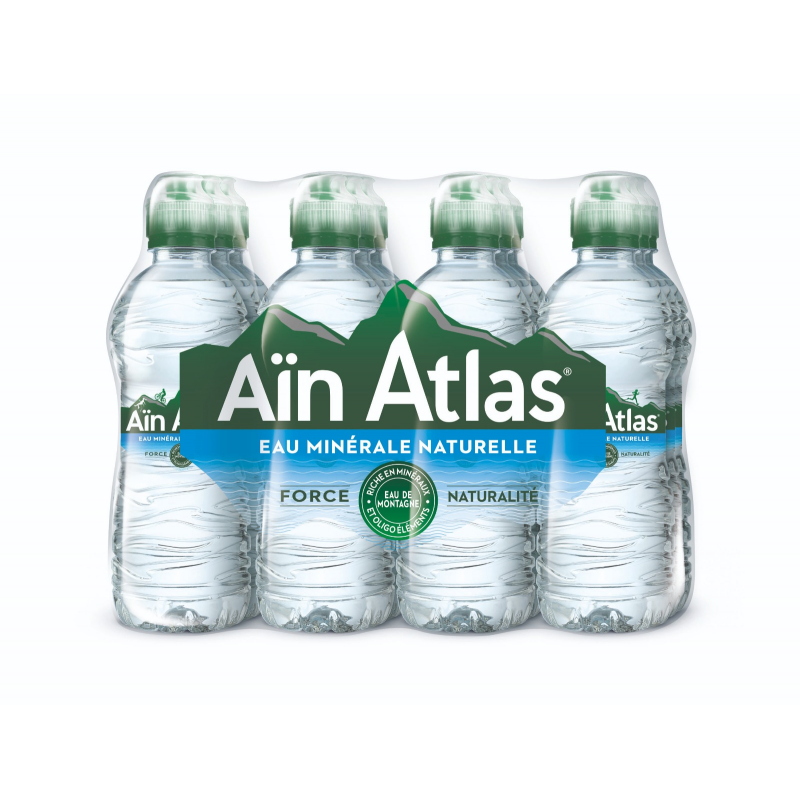 Aïn  Atlas bouchons sport pack 12x50cl - 2 sur 3