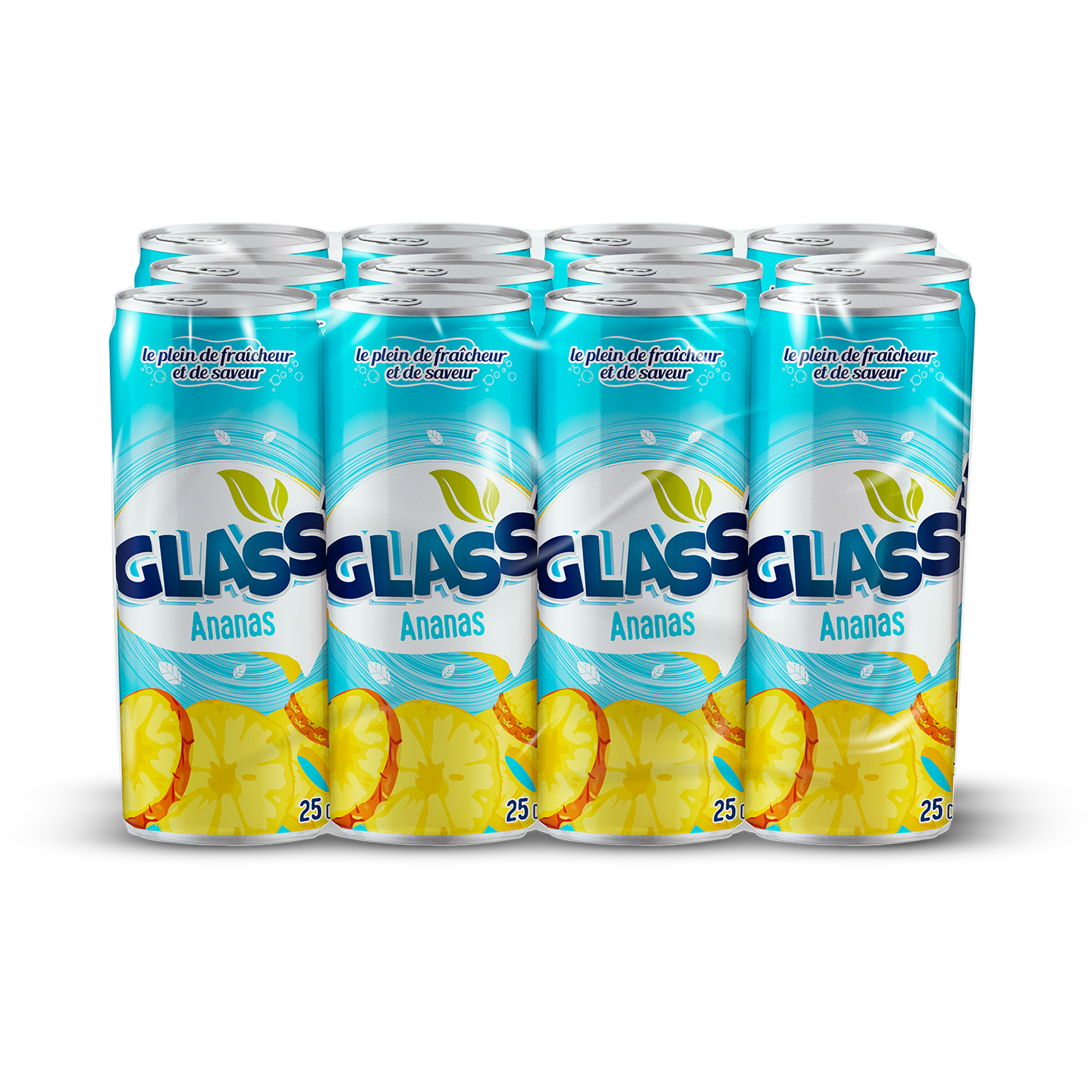 Glass’ ananas Cannette 25 cl